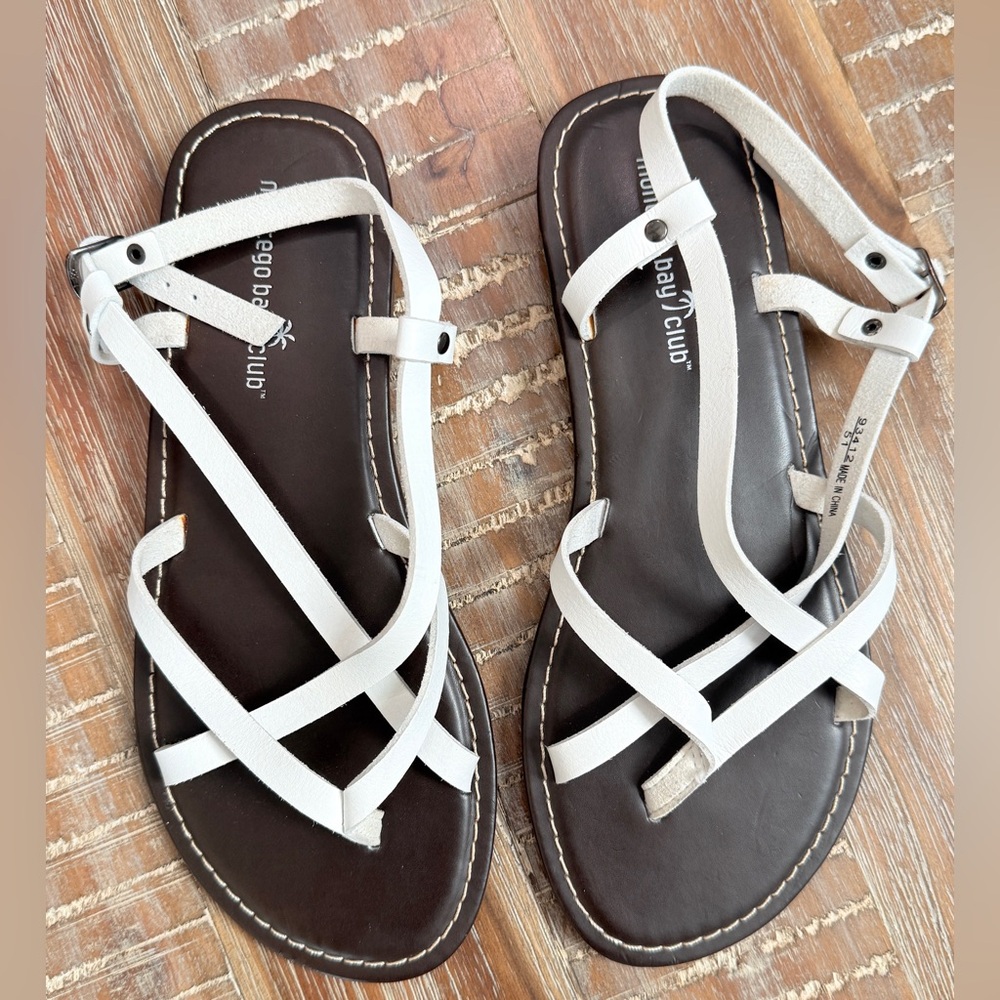 (3/$15) Montego Bay Club women’s white sandals 7.5